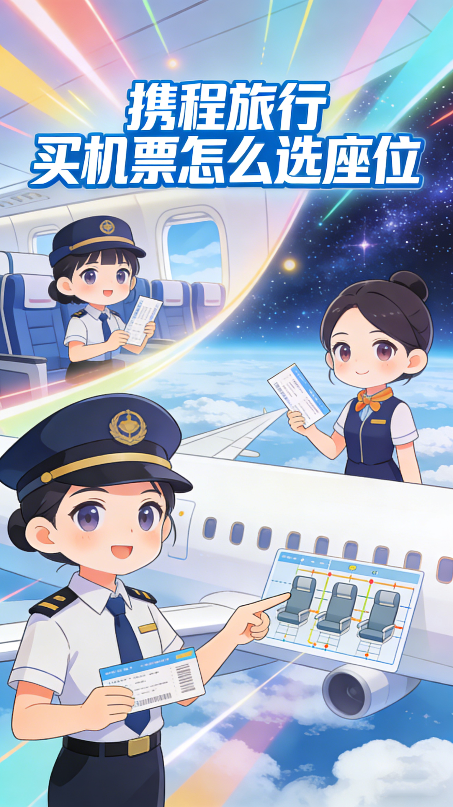 携程旅行买机票怎么选座位 飞行也能坐享舒适