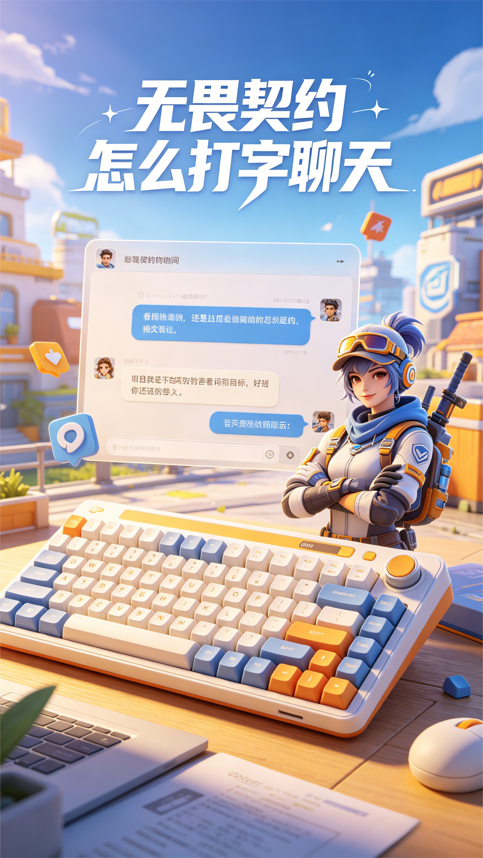 沟通必备 无畏契约怎么打字聊天