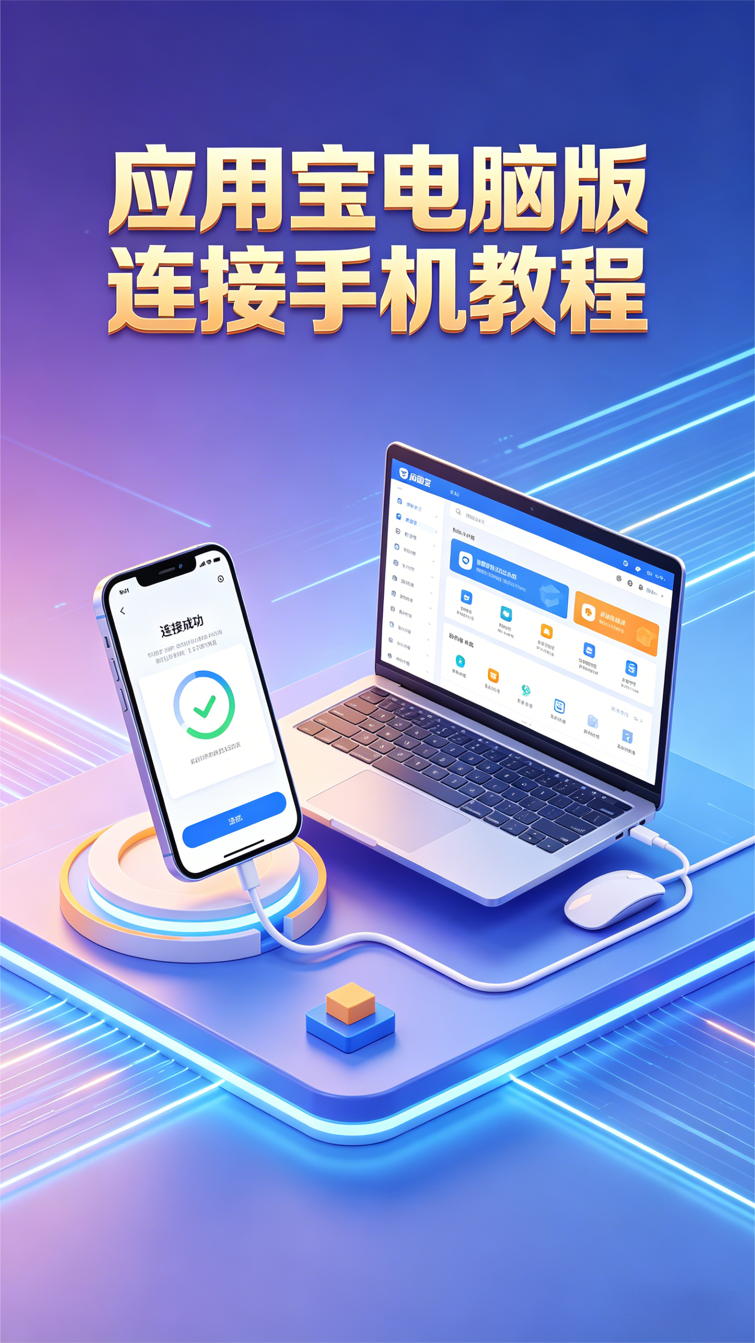 手机电脑互联，应用宝电脑版连接手机教程