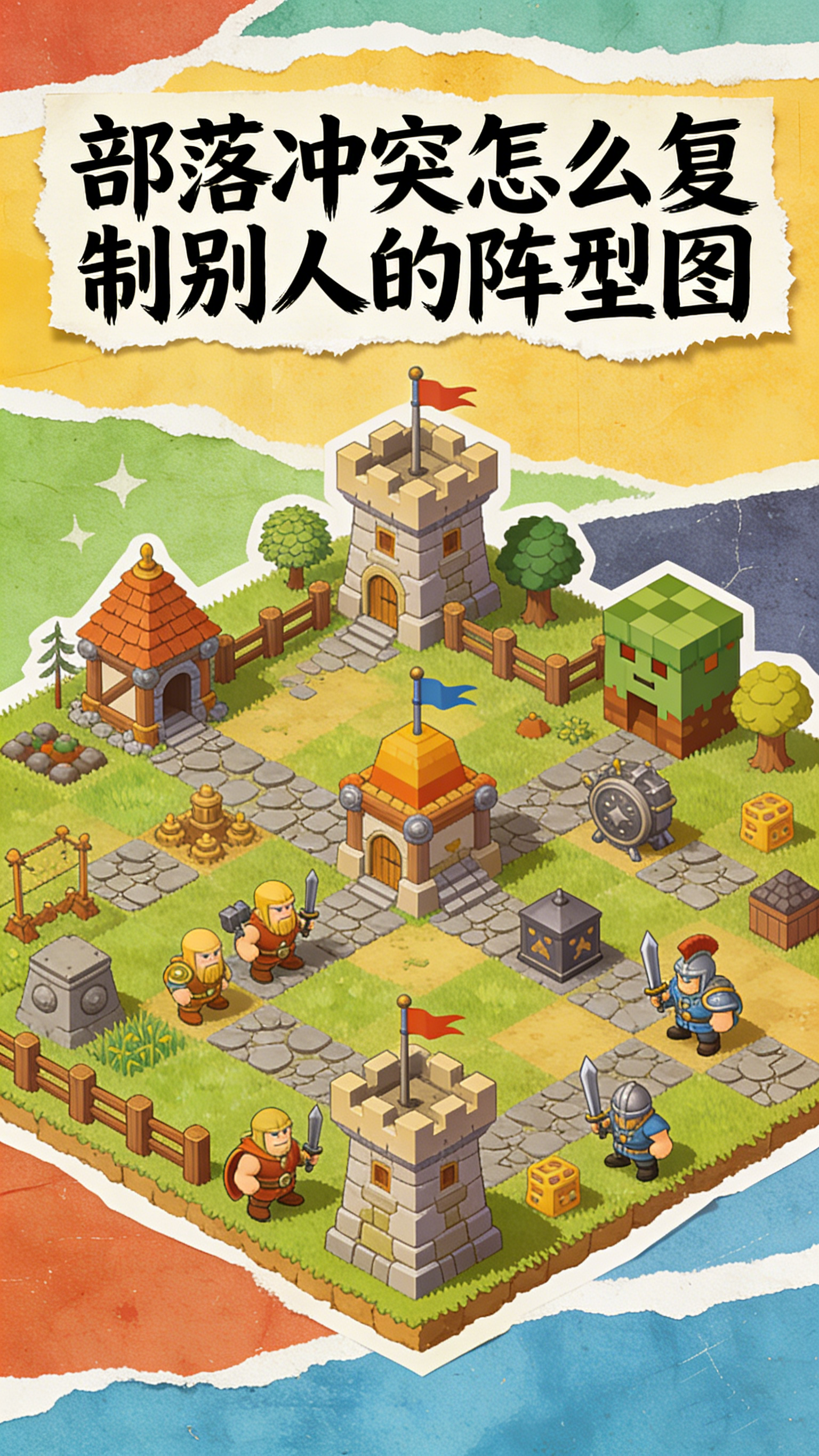 部落冲突怎么复制别人的阵型图