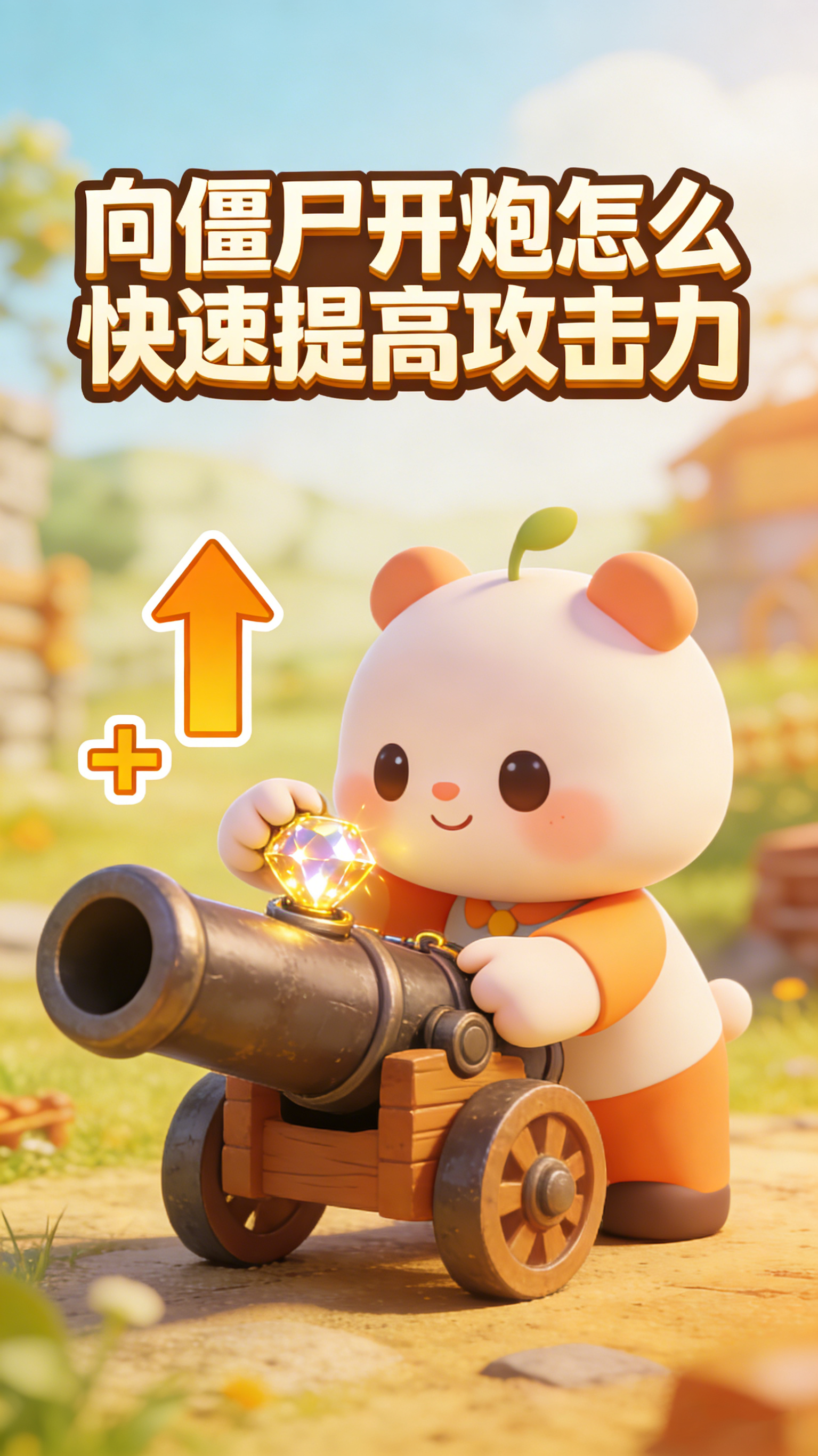 向僵尸开炮怎么快速提高攻击力