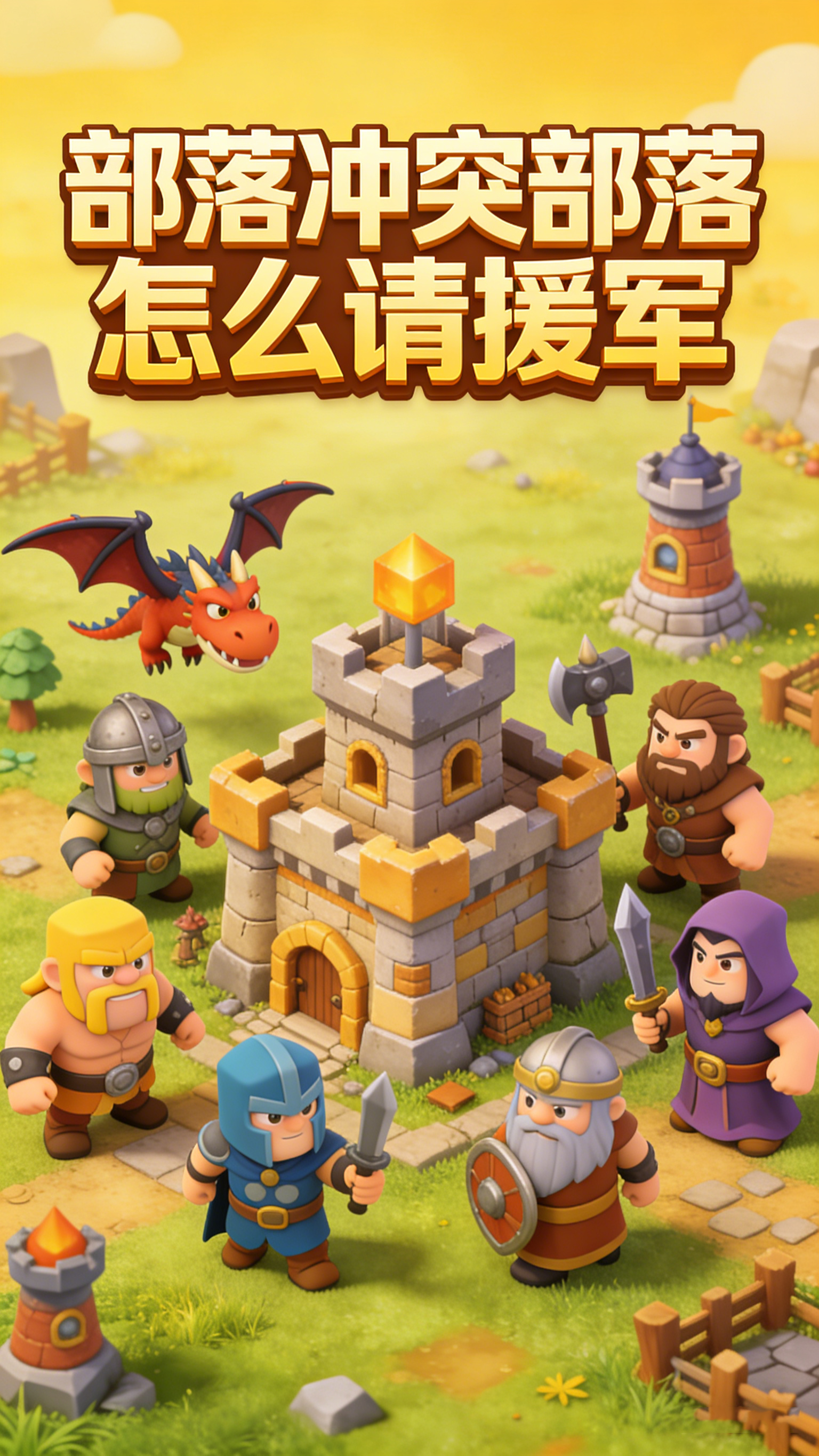 部落冲突部落怎么请援军 部落战不再缺兵