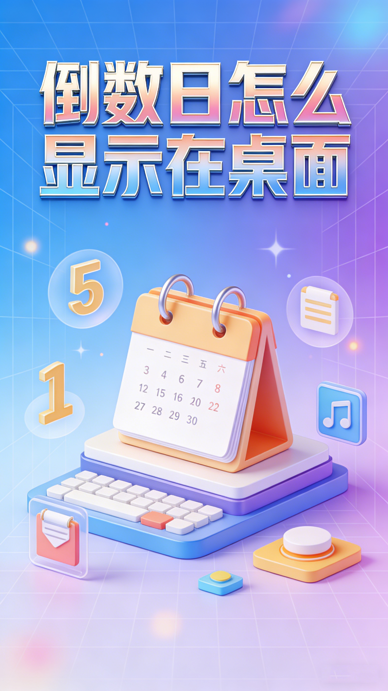 倒数日怎么显示在桌面 教你添加桌面小部件