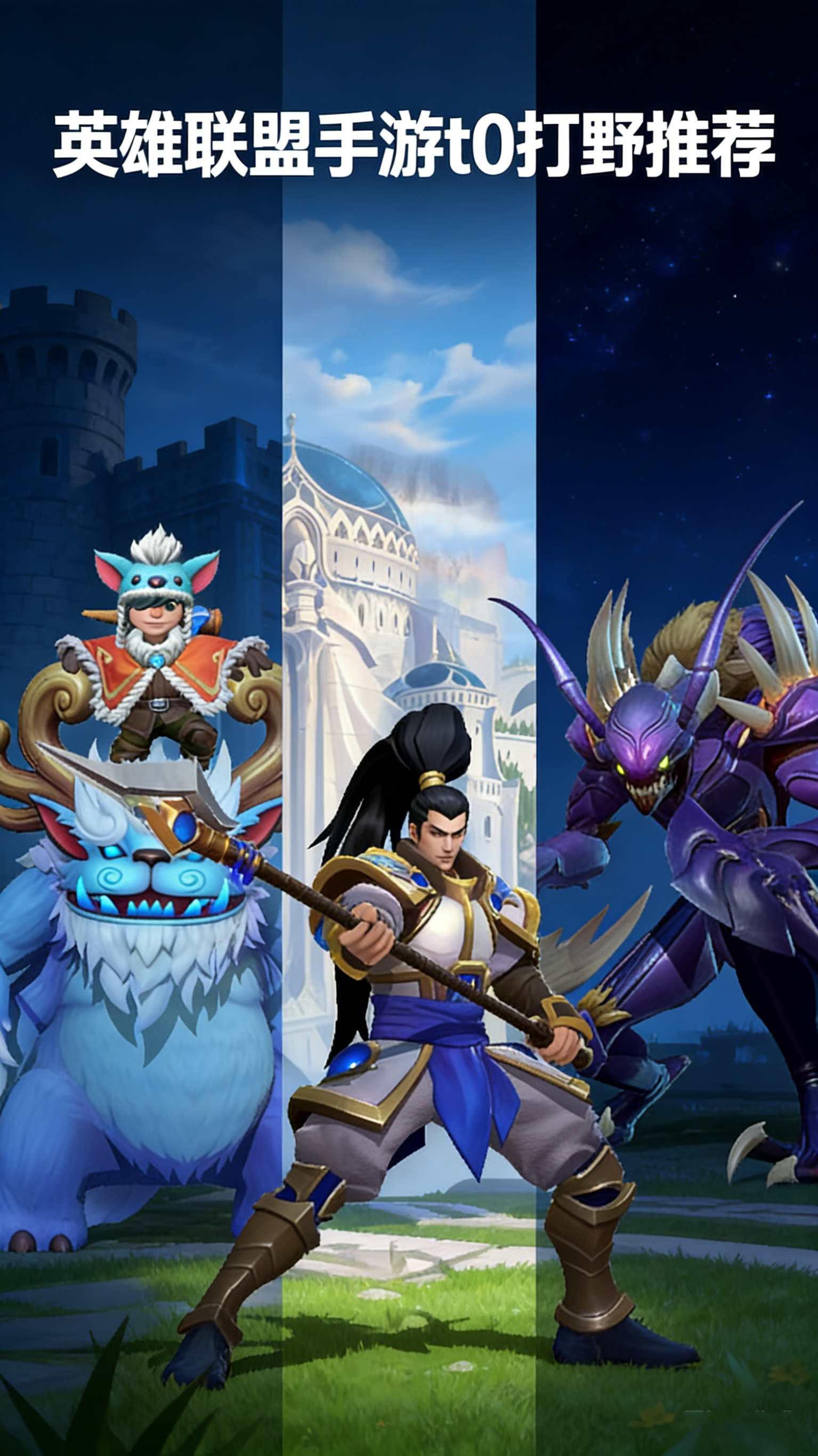 英雄联盟手游t0打野：当前版本野区统治级英雄推荐
