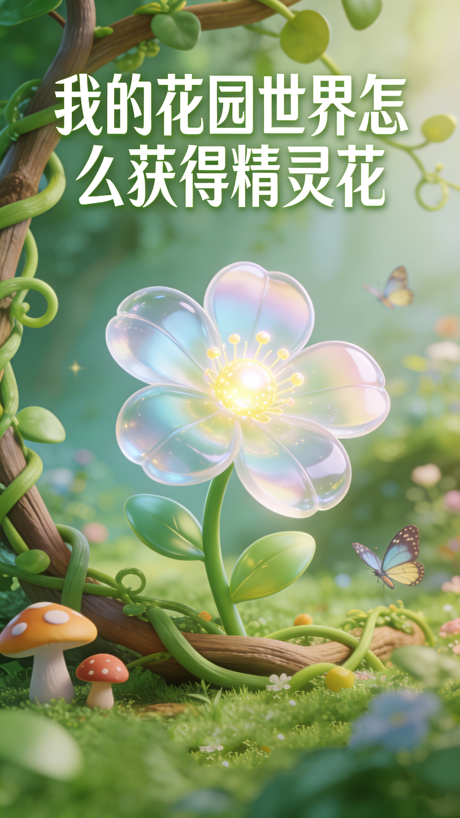 我的花园世界怎么获得精灵花