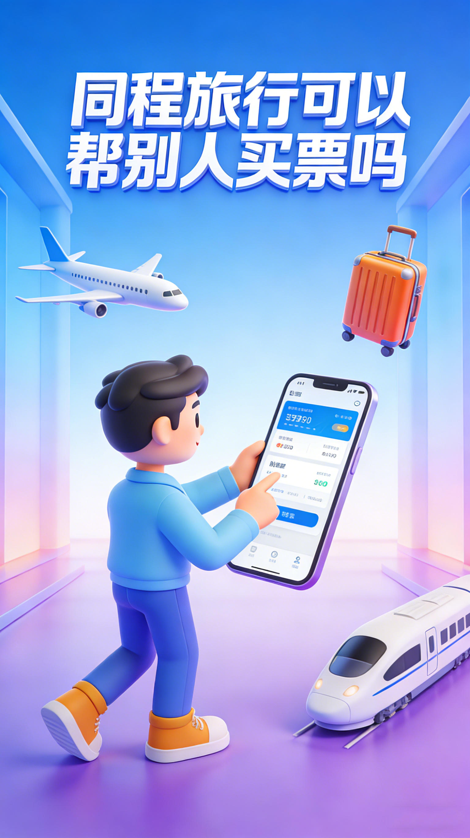 同程旅行可以帮别人买票吗