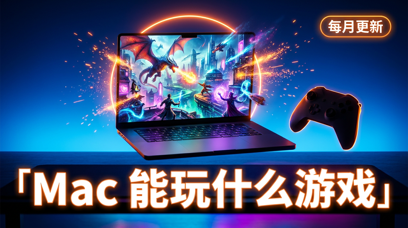 Mac能玩什么游戏？适配清单每月都在更新