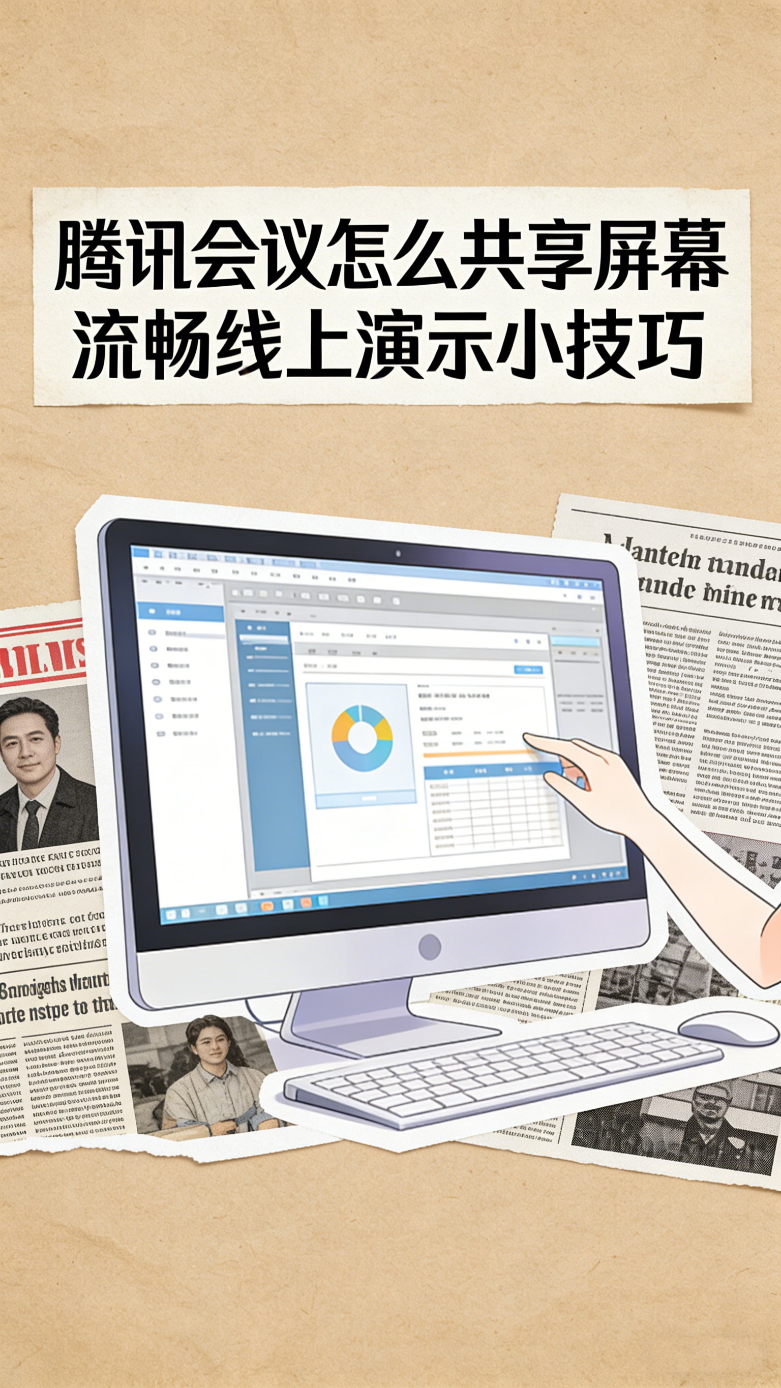 腾讯会议怎么共享屏幕 流畅线上演示小技巧