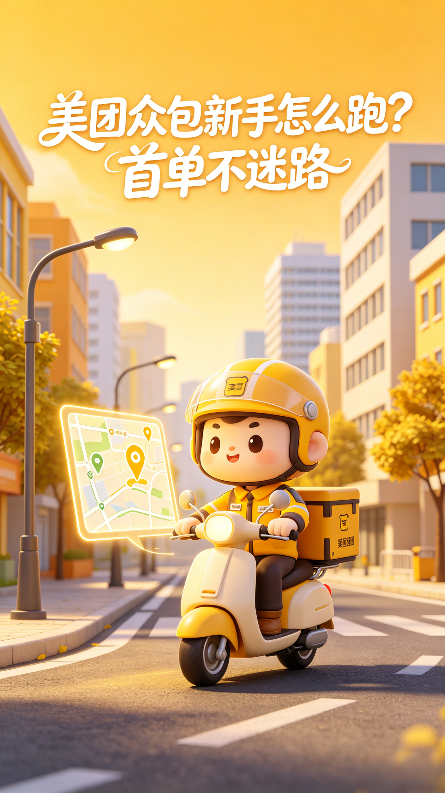 美团众包新手怎么跑?首单不迷路