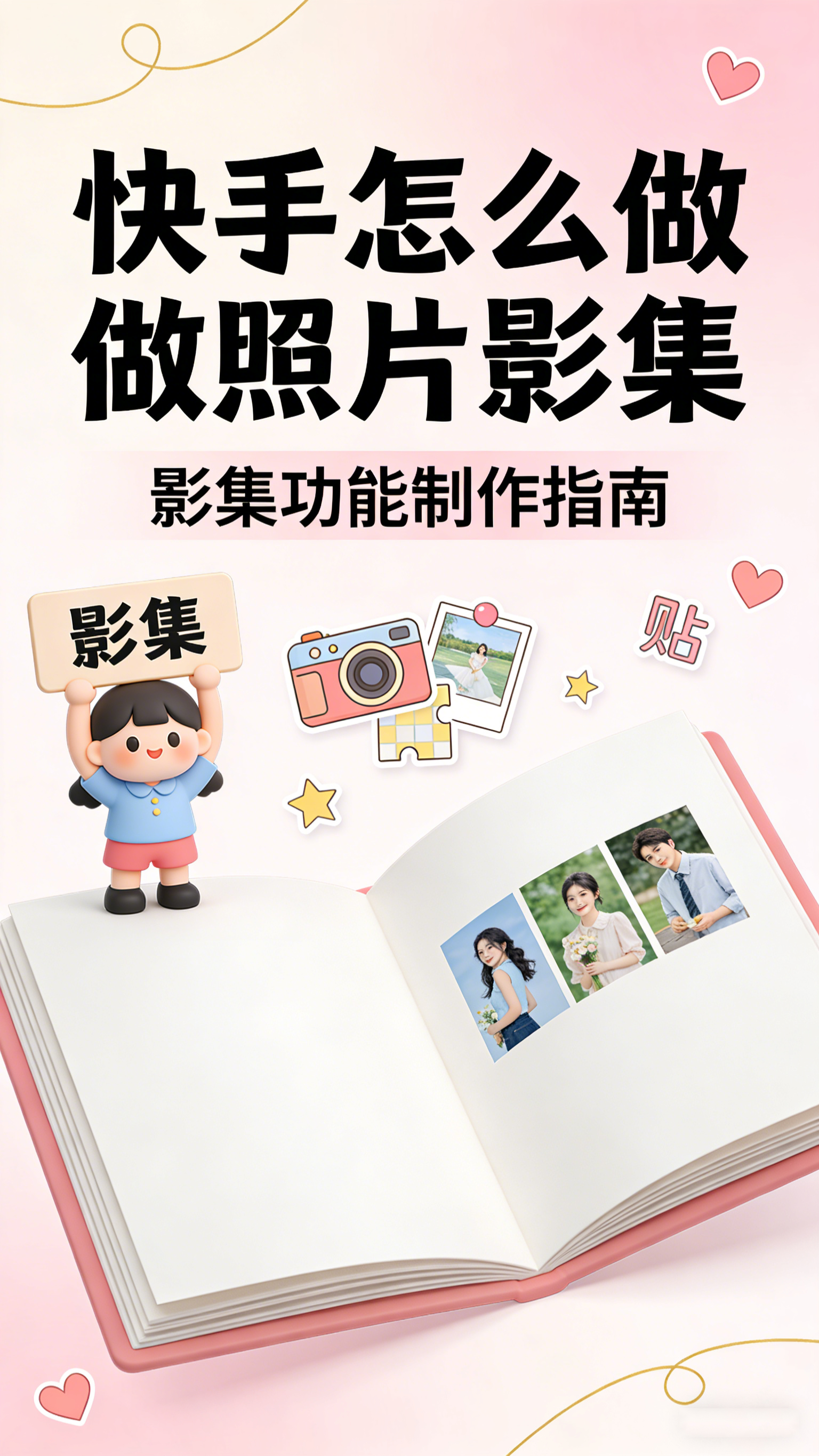 快手怎么做照片影集 影集功能制作指南