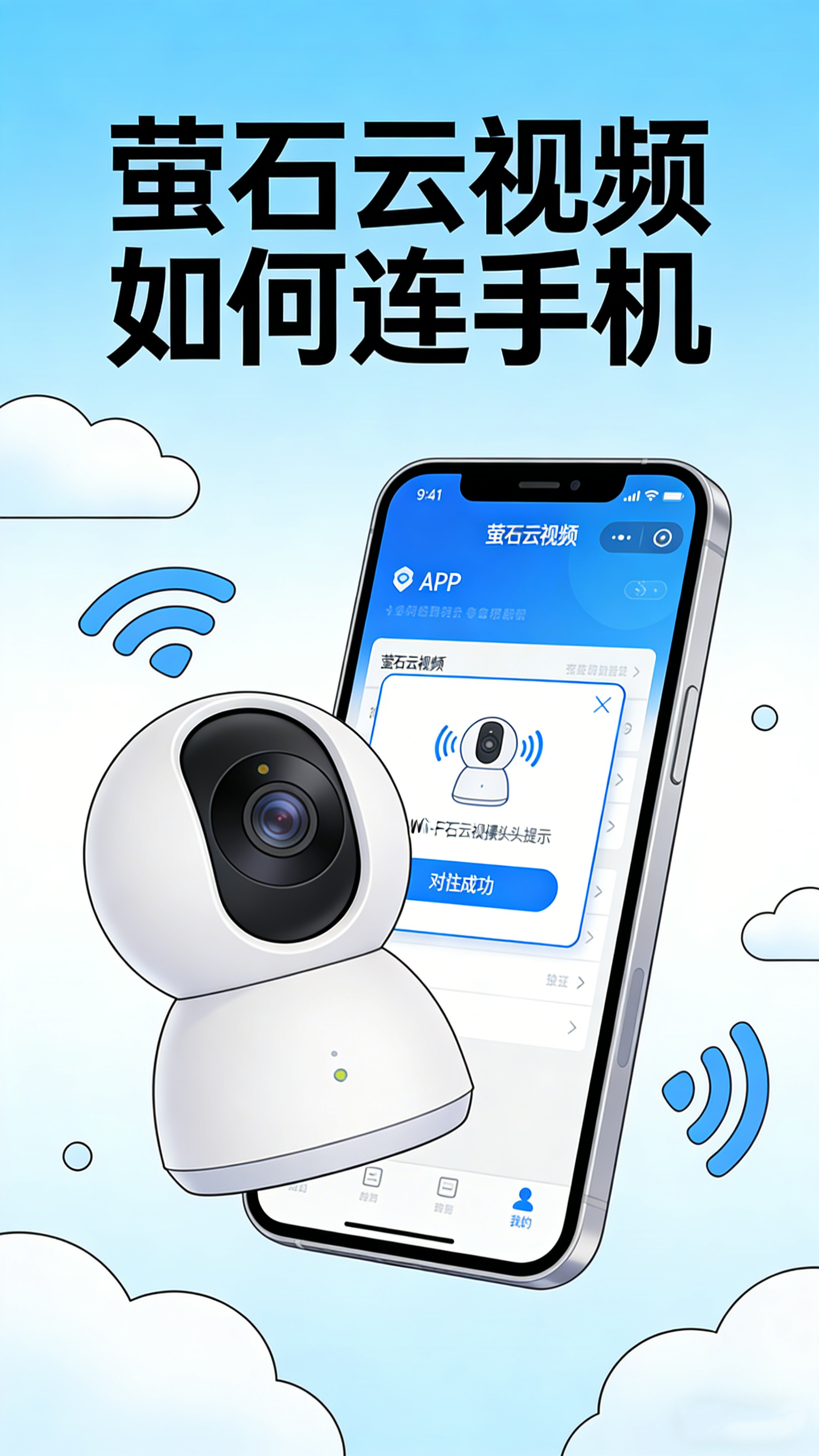 萤石云视频如何连手机?新设备添加与配网全流程