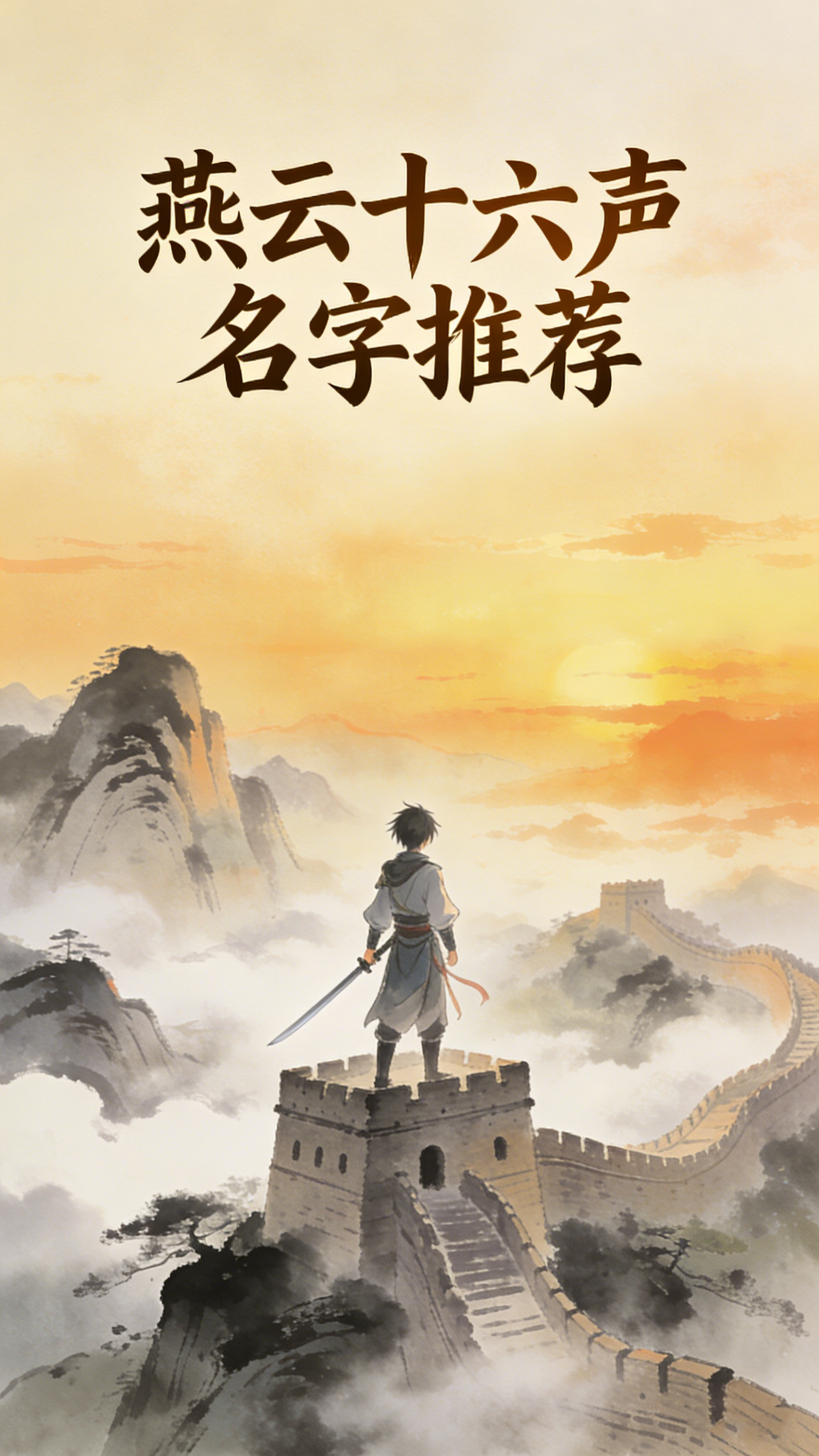 燕云十六声名字推荐 好名字是江湖的第一步