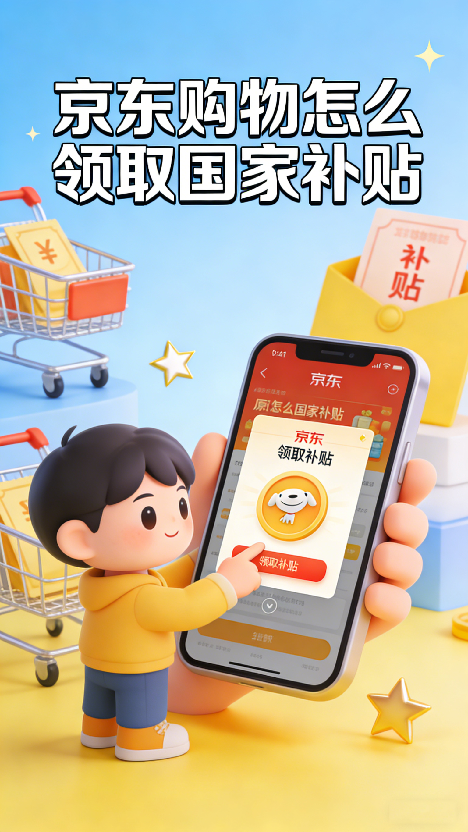 省钱必看！京东购物怎么领取国家补贴
